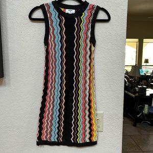 Missoni from Target Brown Chevron Stripe Dress. Size L. NWOT